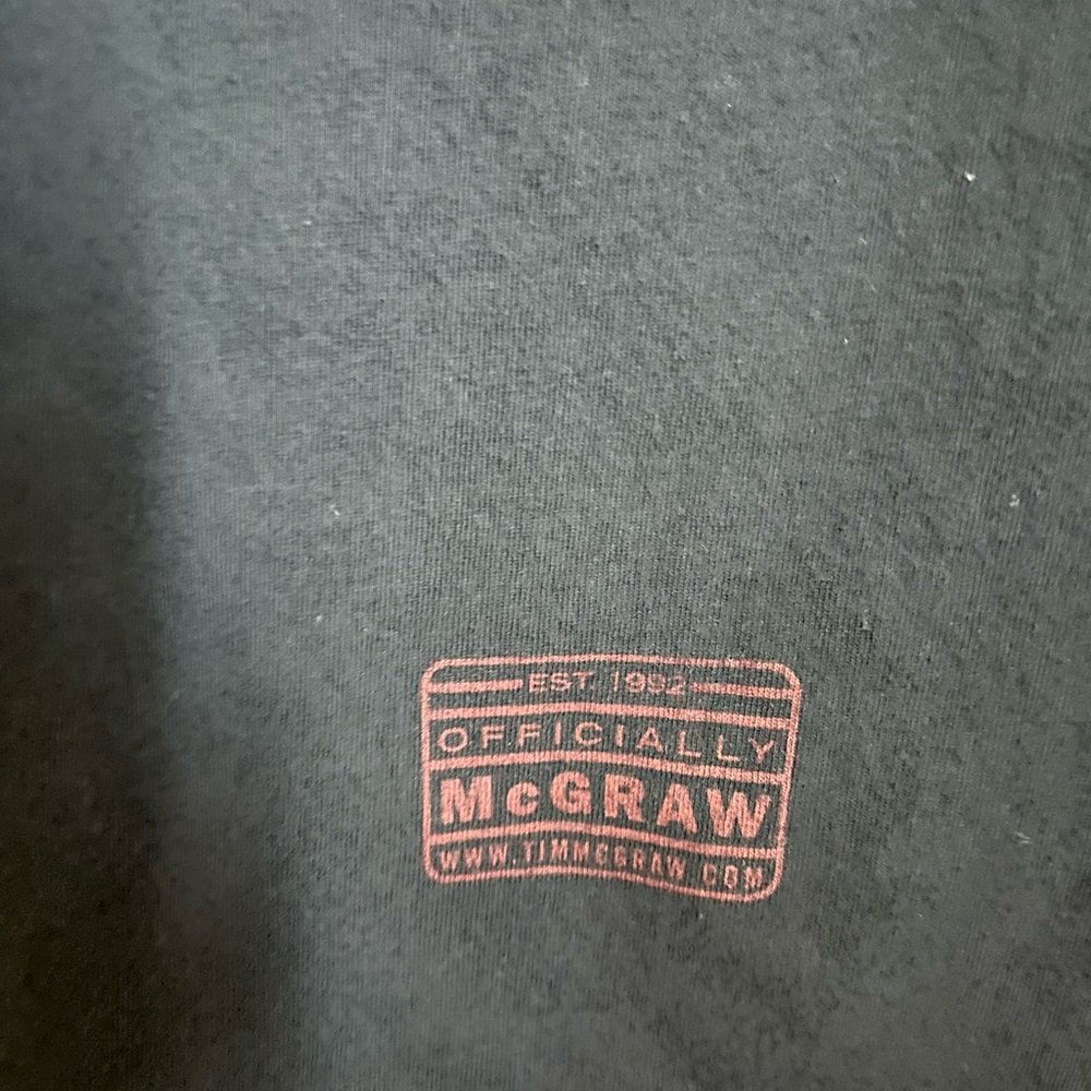 Vintage Tim McGraw Cinder Block 2006 Tour T-Shirt Size Large - Picture 6 of 6